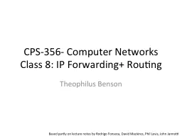 CPS-356- Computer  Networks