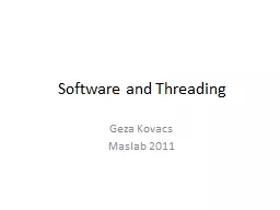 Software and Threading Geza
