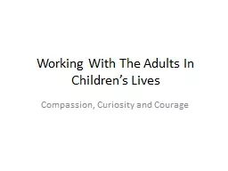 Working With The Adults In Children’s Lives