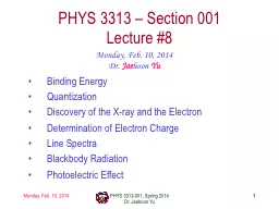 1 PHYS  3313  – Section 001