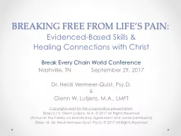 BREAKING FREE FROM LIFE’S PAIN: