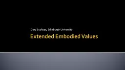 Extended Embodied Values