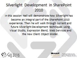Silverlight Development in SharePoint
