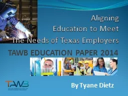 Aligning  Education to Meet