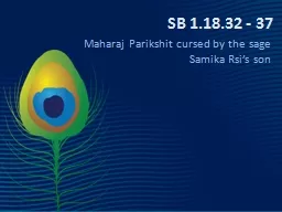 SB 1.18.32 - 37 Maharaj