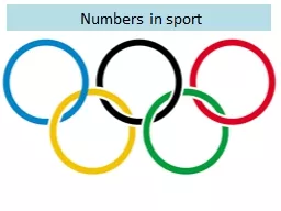 Numbers in sport Men’s gymnastics – scoring the Pommel Horse