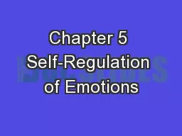 Chapter 5 Self-Regulation of Emotions