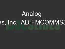 Analog Devices, Inc.  AD-FMCOMMS3-EBZ: