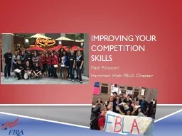 IMPROVING YOUR COMPETITION SKILLS