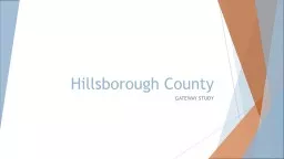 Hillsborough County  GATEWAY STUDY
