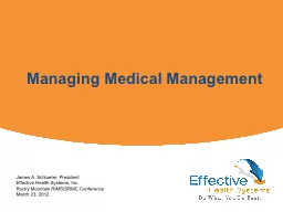 Managing Medical Management