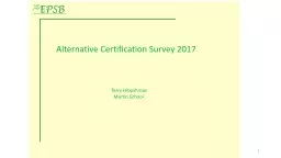 1 Alternative Certification Survey 2017