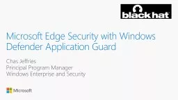 Microsoft Edge Security with Windows Defender Application Guard