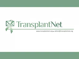 www.transplantnet.org  ●