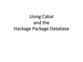 Using Cabal and the Hackage Package Database  Hackage