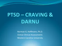 PTSD – CRAVING & DARNU