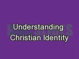 Understanding Christian Identity