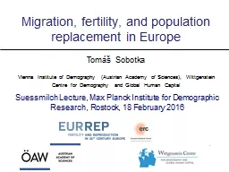 Migration, fertility, and population replacement in Europe