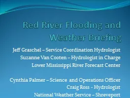 Red River Flooding and Weather Briefing
