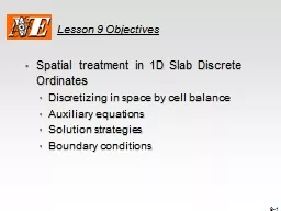 9- 1 Lesson 9 Objectives