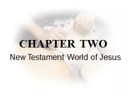 New Testament World of Jesus