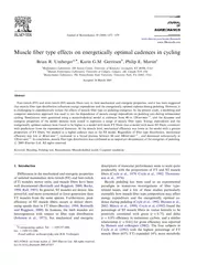 Journal of Biomechanics    Muscle ber type effects on