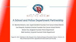 A School and Police Department Partnership