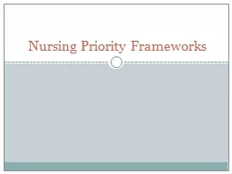 Nursing Priority Frameworks
