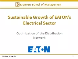 Sustainable Growth of EATON’s Electrical Sector