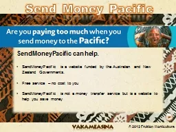 Send Money Pacific SendMoneyPacific