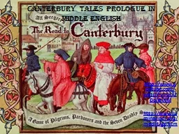 Canterbury Tales Prologue in Middle English