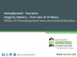 Unemployment  Insurance Integrity Matters - Overview
