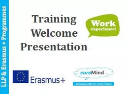 Training  Welcome  Presentation