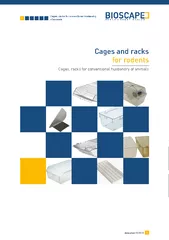 Cages racks for conventional husbandry of animals data