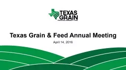 Texas Grain & Feed Annual Meeting