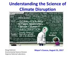 Understanding the Science of Climate Disruption