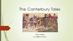 The Canterbury Tales Yara Alrefaai