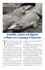 here are two species of crocodiles and one species of