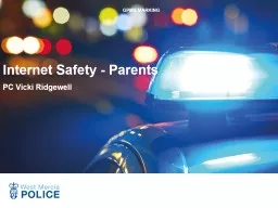 Internet Safety - Parents