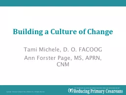 Building a Culture of Change