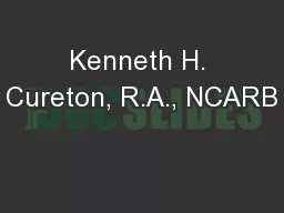 Kenneth H. Cureton, R.A., NCARB