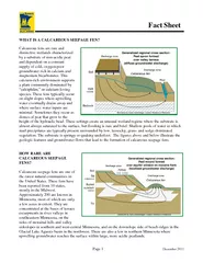 Page December   Fact Sheet WHAT IS A CALCAREOUS SEEPAG