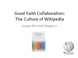 Good Faith Collaboration: