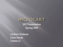 MicroCART IRP Presentation