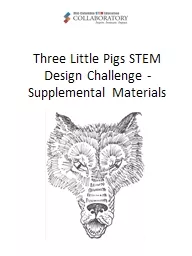 Three Little Pigs STEM Design Challenge - Supplemental Materials