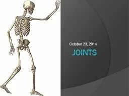 Joints  October 23 ,  2014