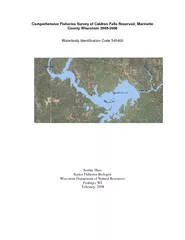 Comprehensive Fisheries Survey of Caldron Falls Reserv