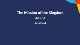The Mission of the Kingdom