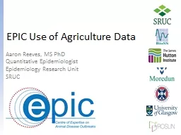 EPIC Use of Agriculture Data