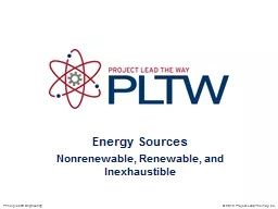 Energy Sources Nonrenewable,